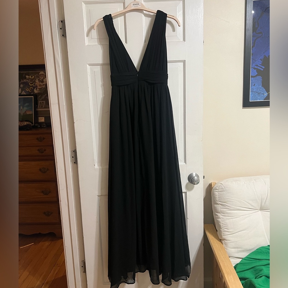 Black long Lulus dress